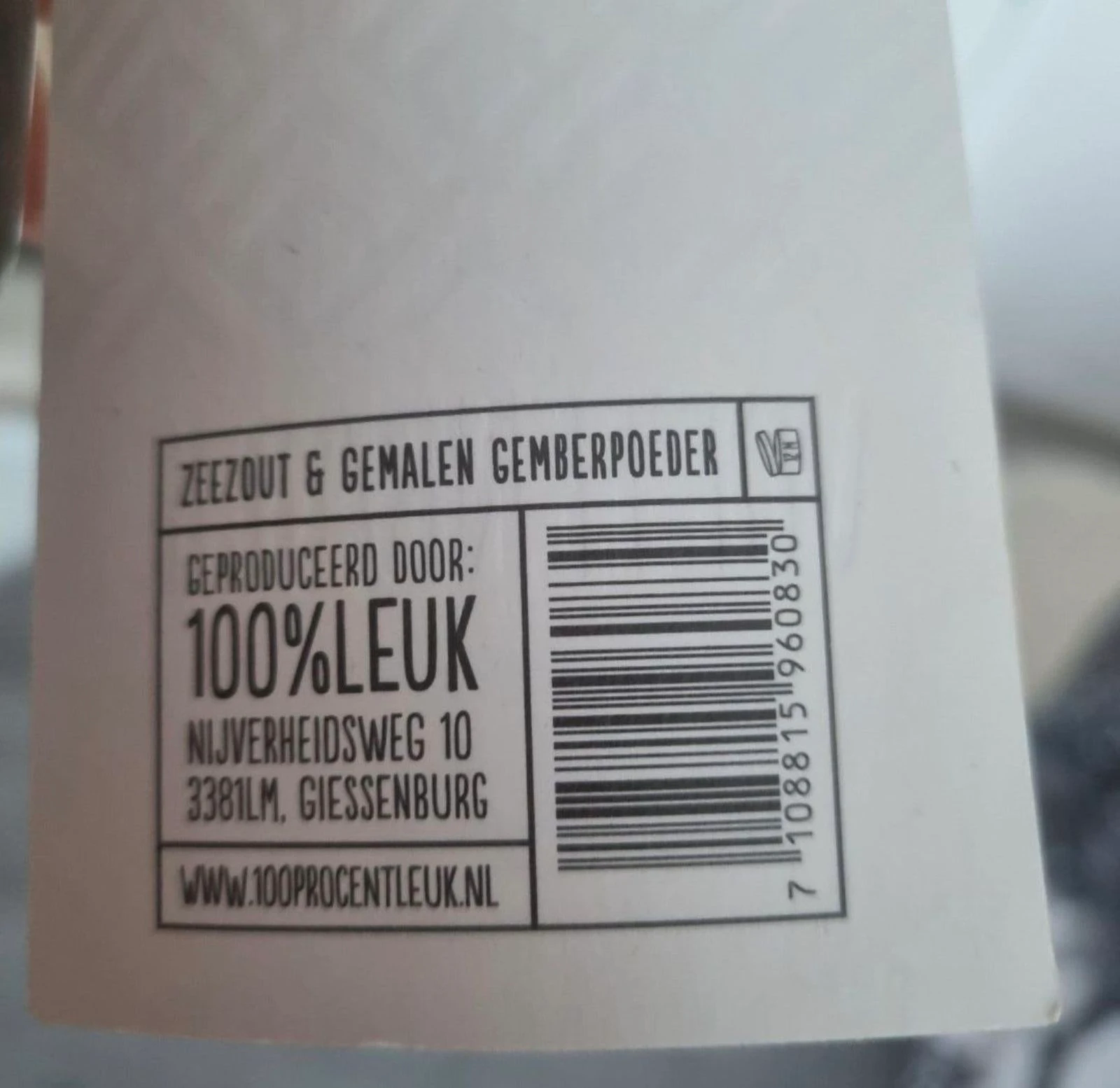 100% LEUK Pieds Bain Bouteille - Sel de Mer & Poudre de Gingembre (Neuf) – photo 3